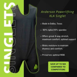 Sometimes making captions for posts can be hard, so here’s what Chat GPT had to say when we asked them why people wear singlets… Do you think AI got it right with these answers?

1. Enhances Performance: Powerlifting singlets are designed to provide support and compression, which can enhance your performance during lifts.

2. Improved Form: The snug fit of a powerlifting singlet helps maintain proper form and posture, reducing the risk of injury.

3. Confidence Boost: Wearing a quality powerlifting singlet can boost your confidence and mindset, helping you focus on your lifts.

4. Meet Requirements: Many powerlifting competitions require participants to wear approved singlets, so having your own ensures you meet the regulations.

5. Durability: A well-made powerlifting singlet is durable and can withstand the rigors of training and competition, making it a long-lasting investment.

6. Comfort: Powerlifting singlets are designed to be comfortable and breathable, allowing you to focus on your lifts without distractions.

7. Style: Show off your personal style and flair with a unique powerlifting singlet that sets you apart in the gym or on the platform.

8. Team Spirit: Wearing a team or club singlet can foster a sense of camaraderie and unity among fellow powerlifters.

9. Versatility: Powerlifting singlets can also be used for other strength sports like weightlifting, CrossFit, or wrestling, making them a versatile addition to your athletic wardrobe.

10. Motivation: Putting on your powerlifting singlet can serve as a motivational ritual before hitting the weights, setting the tone for a successful training session.