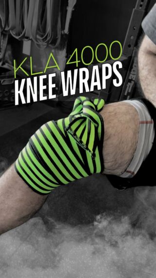 Our strongest knee wraps, the KLA 4000’s, give you that extreme cast-like support to provide you solid stopping power in the hole! 

Available in 2M, 2.5M and 3M

Used by some of the heaviest squatters in history!