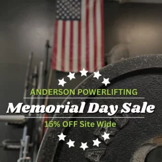 Our Memorial Day Sale is happening now! 

🇺🇸15% Off site wide May 23rd-27th 🇺🇸

Use Code: 𝗠𝗘𝗠𝗢𝗥𝗜𝗔𝗟𝟭𝟱

**Excludes Titan Belts, Gift Cards, and the F8 Bench Bar